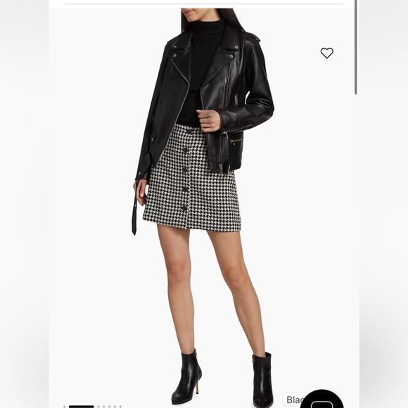 NWT ENA PELLY NEW YORKER OVERSIZED LEATHER JACKET SZ 2 - Picture 3 of 13